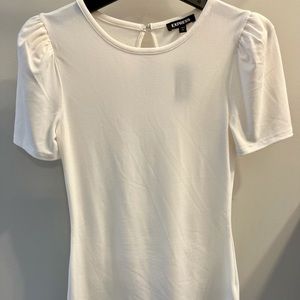 Cream blouse by Express size small NWT